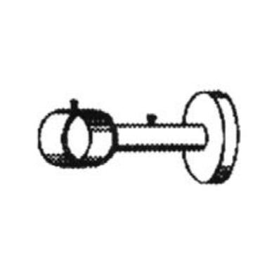 WEPRO Mondial wandsteun 8cm Mat zwart
