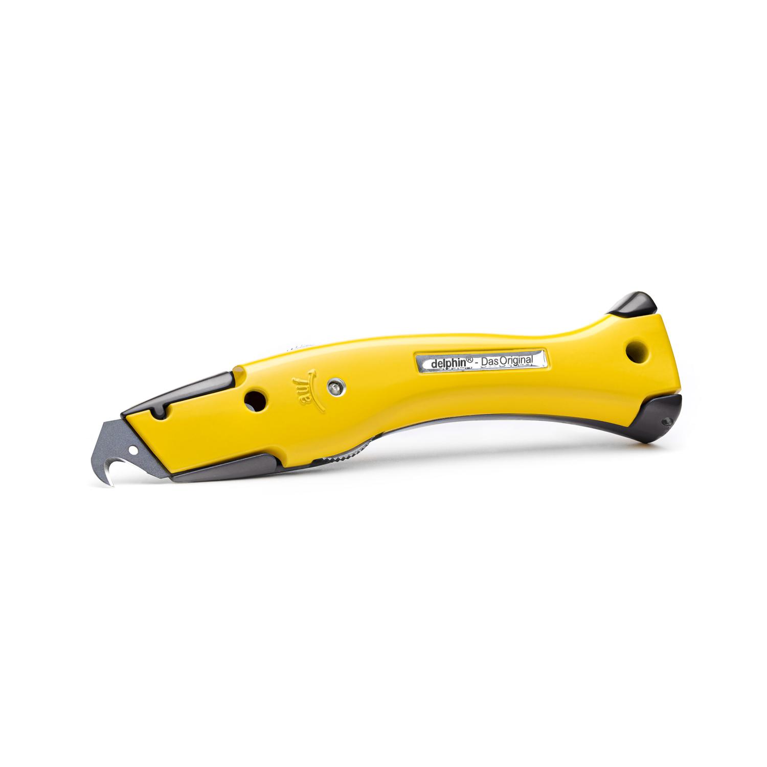DELPHIN Heft Geel-Zwart incl. houder