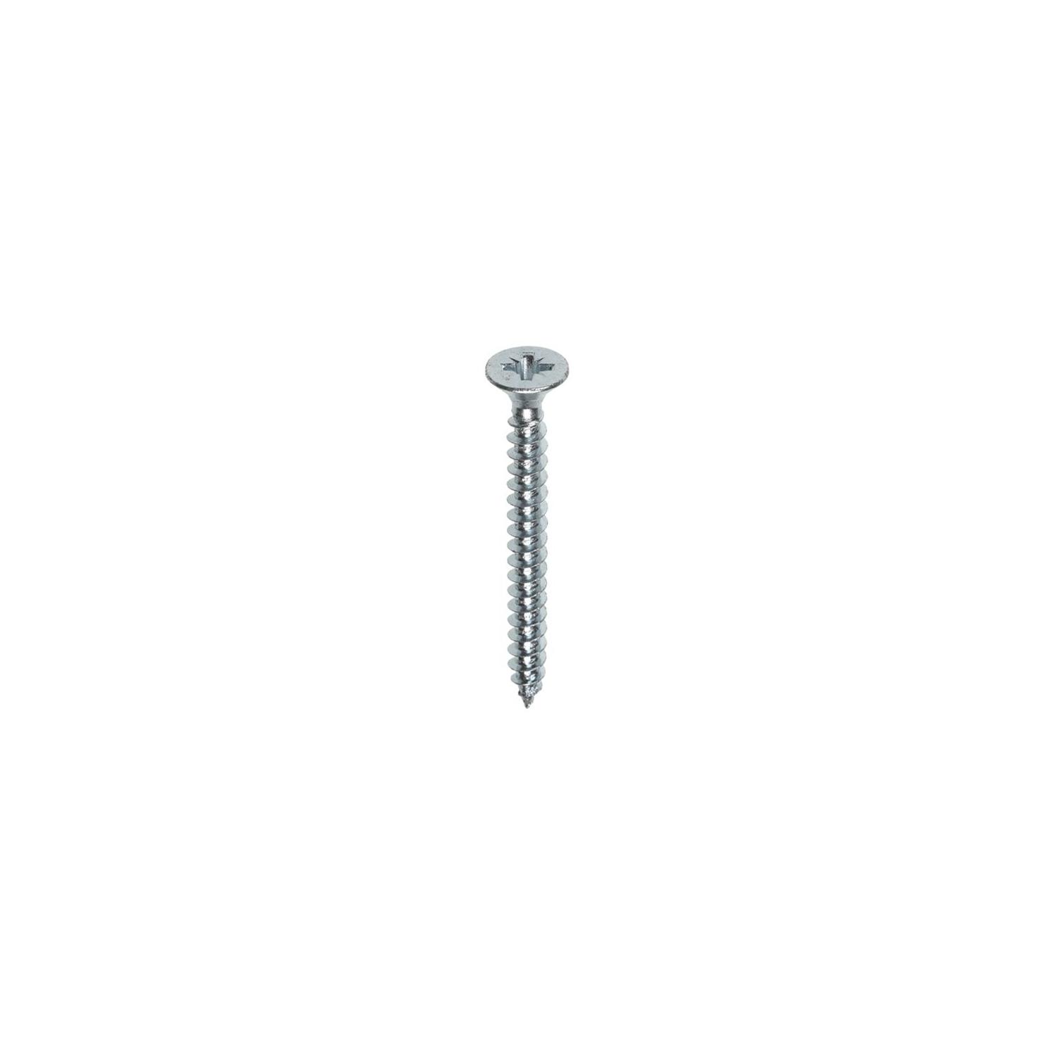 Schroeven | 3,0x25mm | Platte kop | Zink