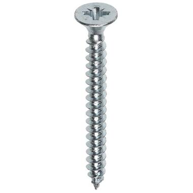 Schroeven | 4,0x16mm | Platte kop | Zink