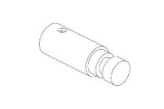 FOREST CRS Wandsteun verlengstuk 4cm Rvs PC
