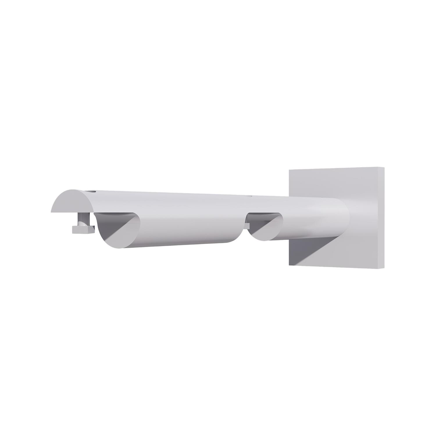 WEPRO Varius wandst dub 90/180mm Zilver brsh Vierk