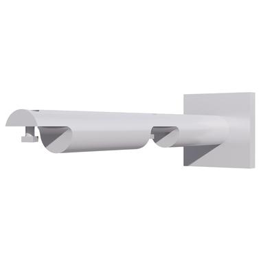 WEPRO Varius wandst dub 90/180mm Zilver brsh Vierk