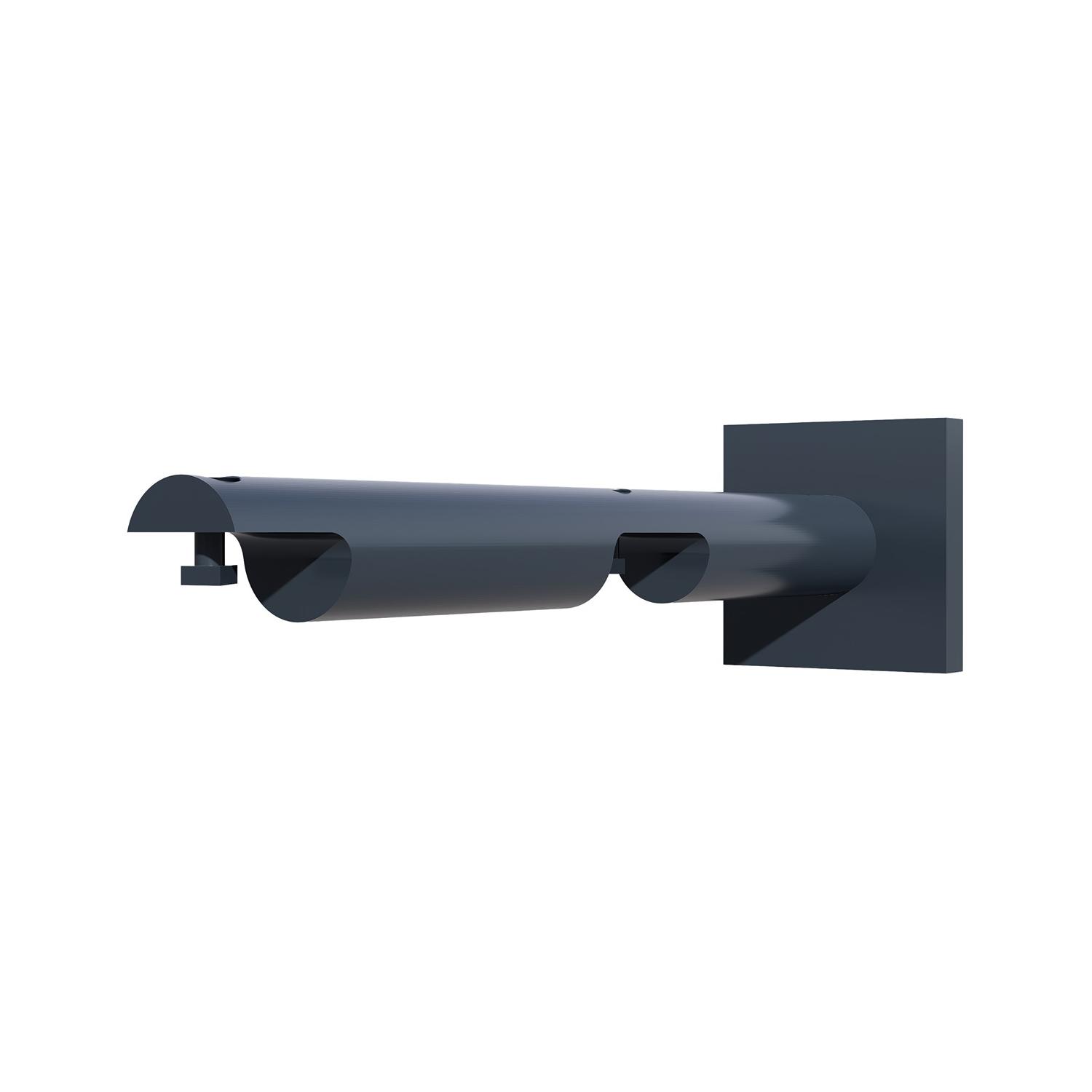 WEPRO Varius wandst dub 90/180mm Zwart mat Vierk