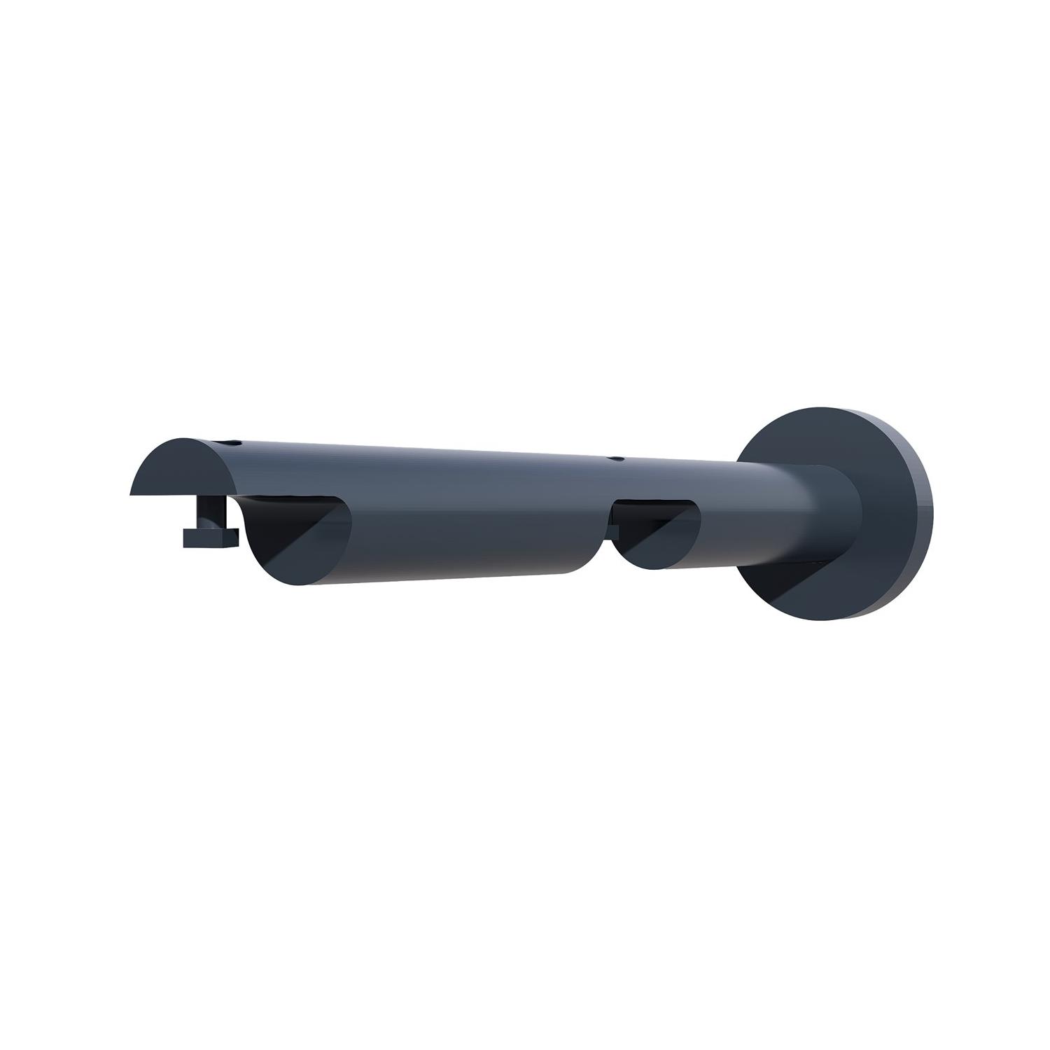 WEPRO Varius wandst dub 90/180mm Zwart mat Rond