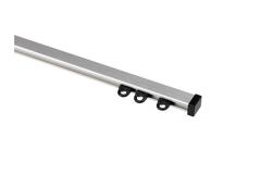 WEPRO Caro rail 240 zilver brush plafondplaatsing