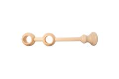 Steun dubbel naturel 65 x 270mm (28mm)