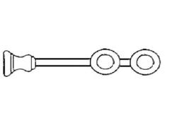 Steun dubbel noten 65 x 270mm (28mm)