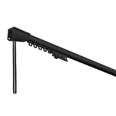 WEPRO CKS Trekwerkrail Zwart Glijders 100cm
