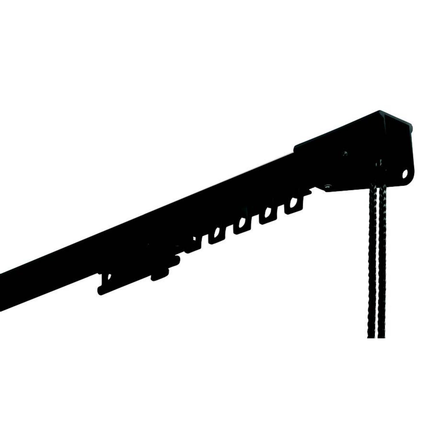 WEPRO CKS Trekwerkrail Zwart Glijders 250cm