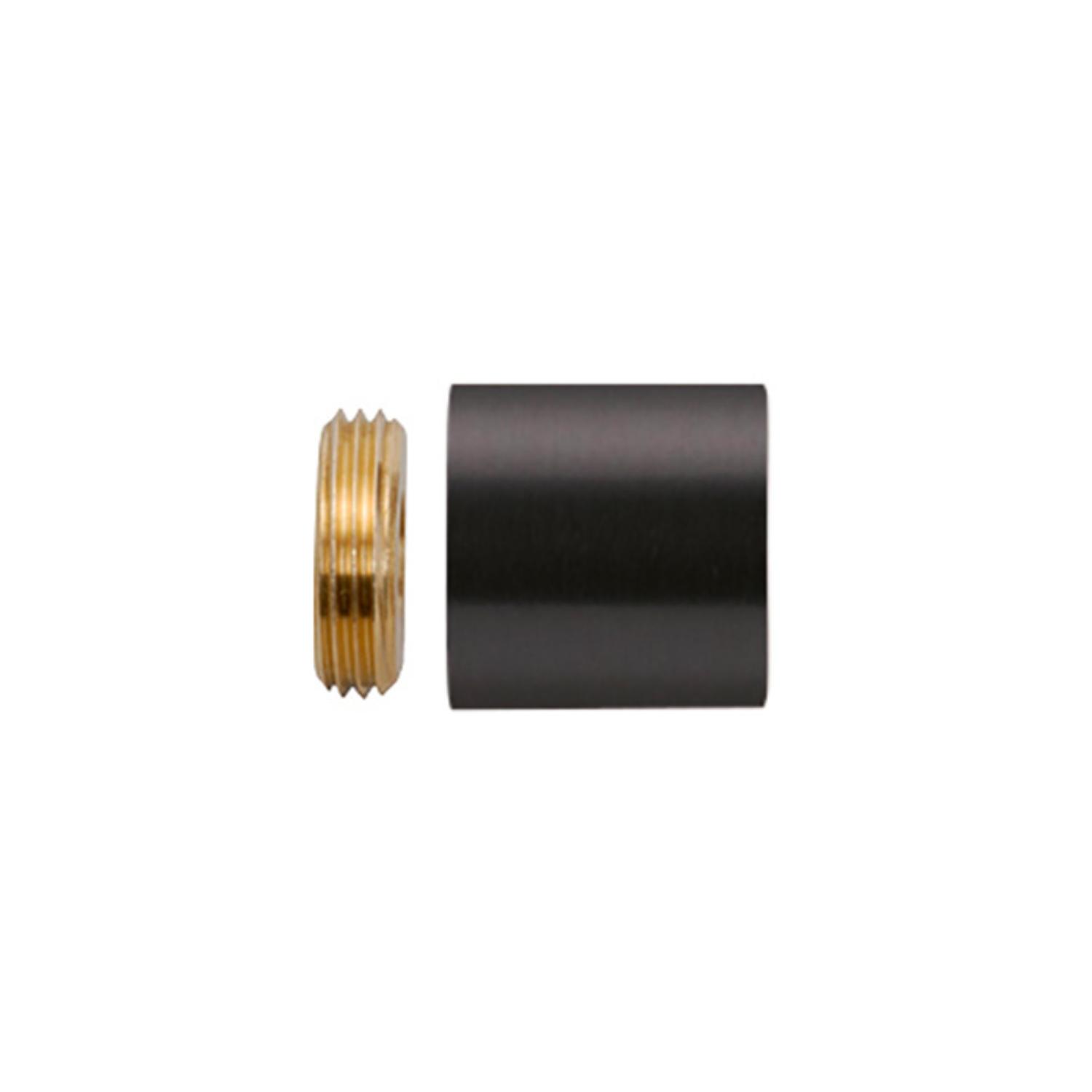 BÜSCHE Ø28mm Wandrozet Zwart 122028-157