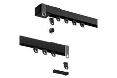 WEPRO Motionblinds Design Zwart Glijders 300cm