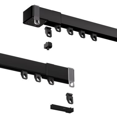 WEPRO Eve Motionblinds Design Zwart Glijders 300cm