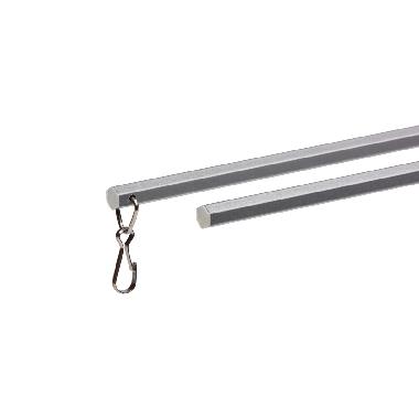 FOREST Trekstang | Grijs aluminium | 122cm