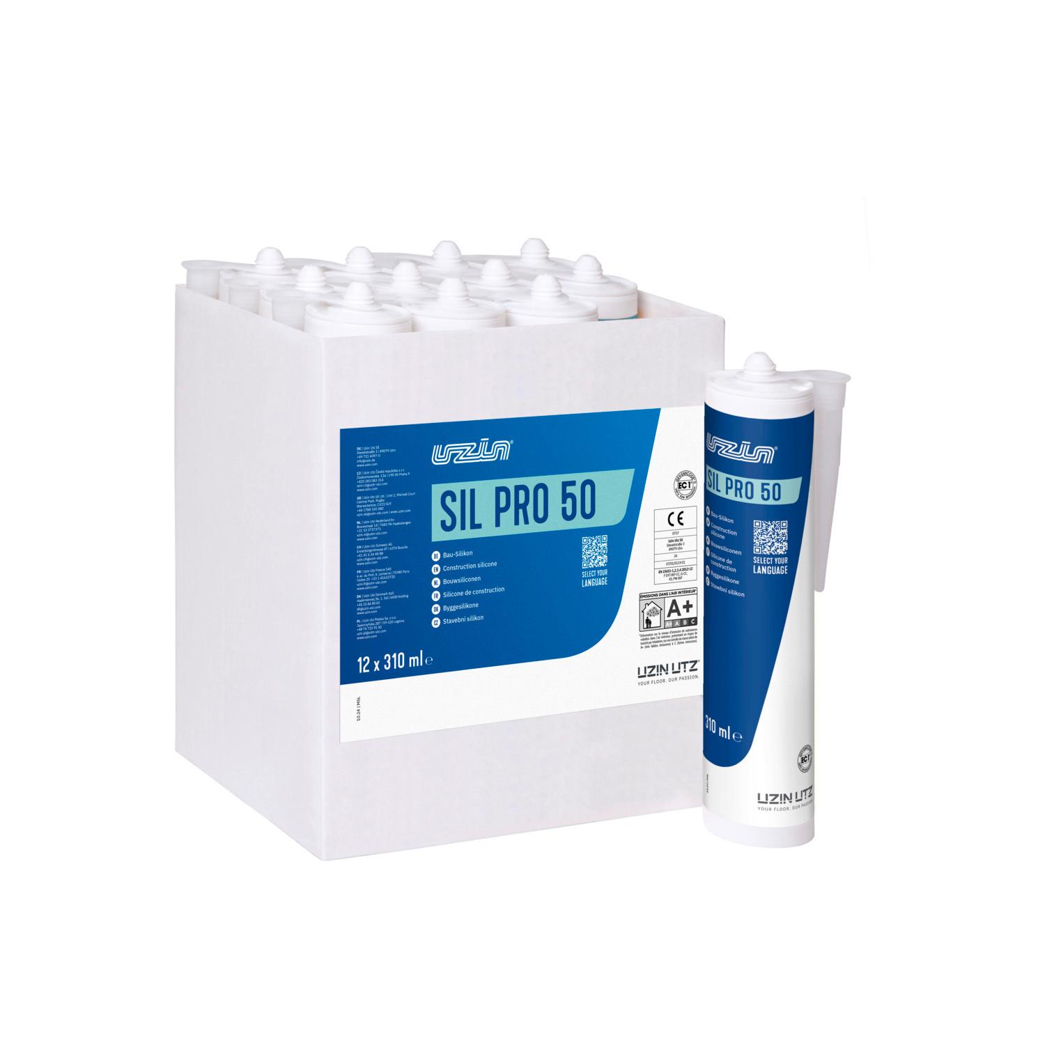 UZIN Sil Pro 50 | 310ml | Transparantgrijs/trijs