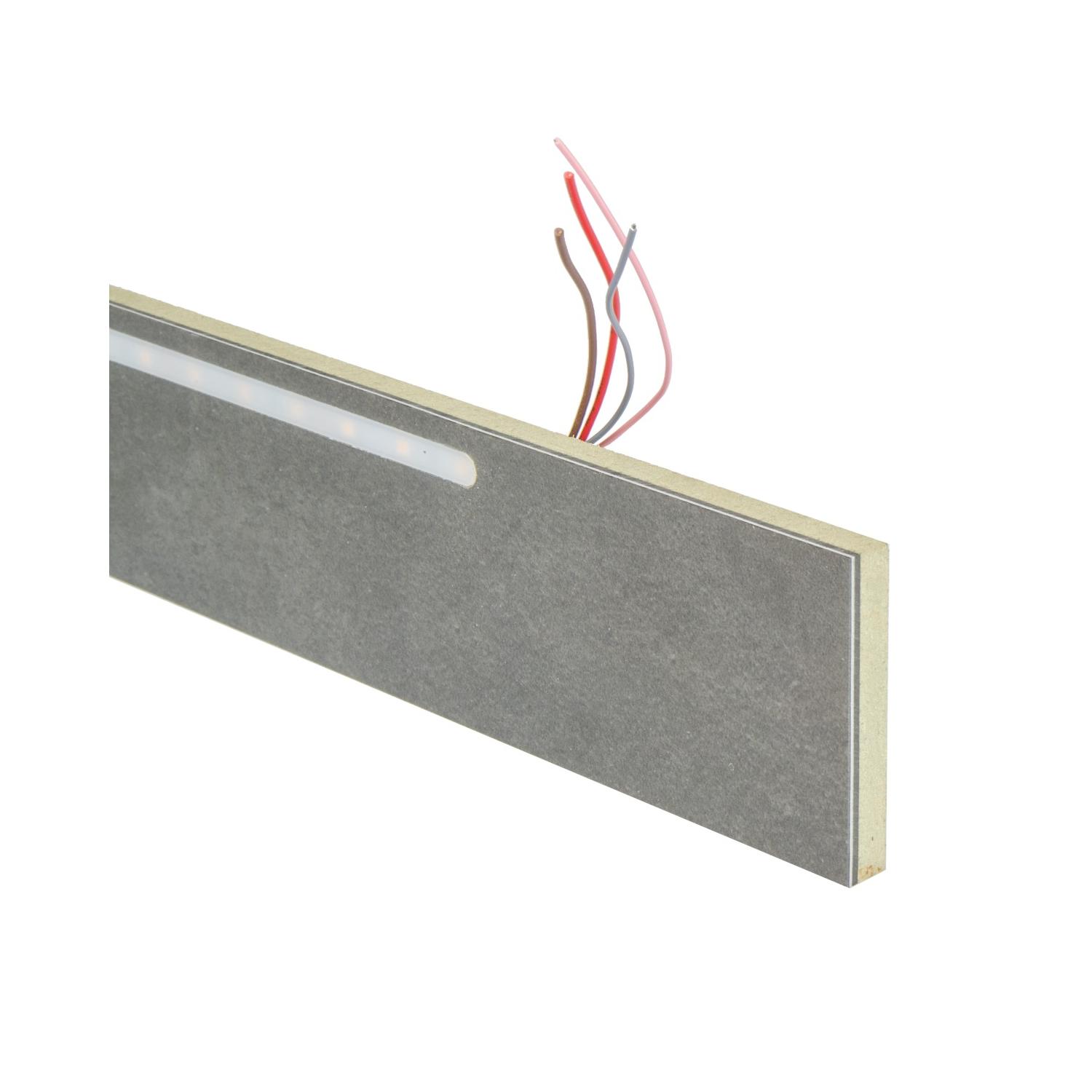 VIC Vulstrook LED Black Marble 138x5,5cm *
