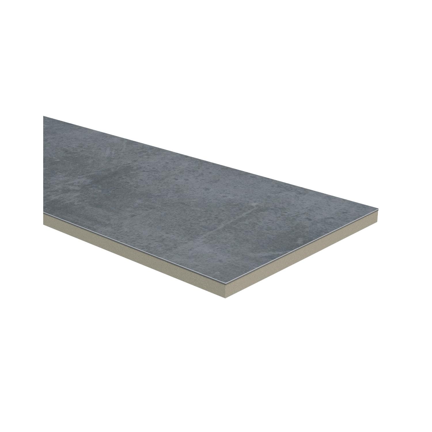 VIC Stootbord Patina Concrete Light Grey 138cm *