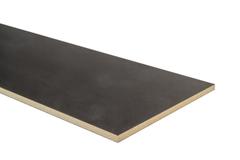 VIC Melamine Stootbord Zwart 138cm