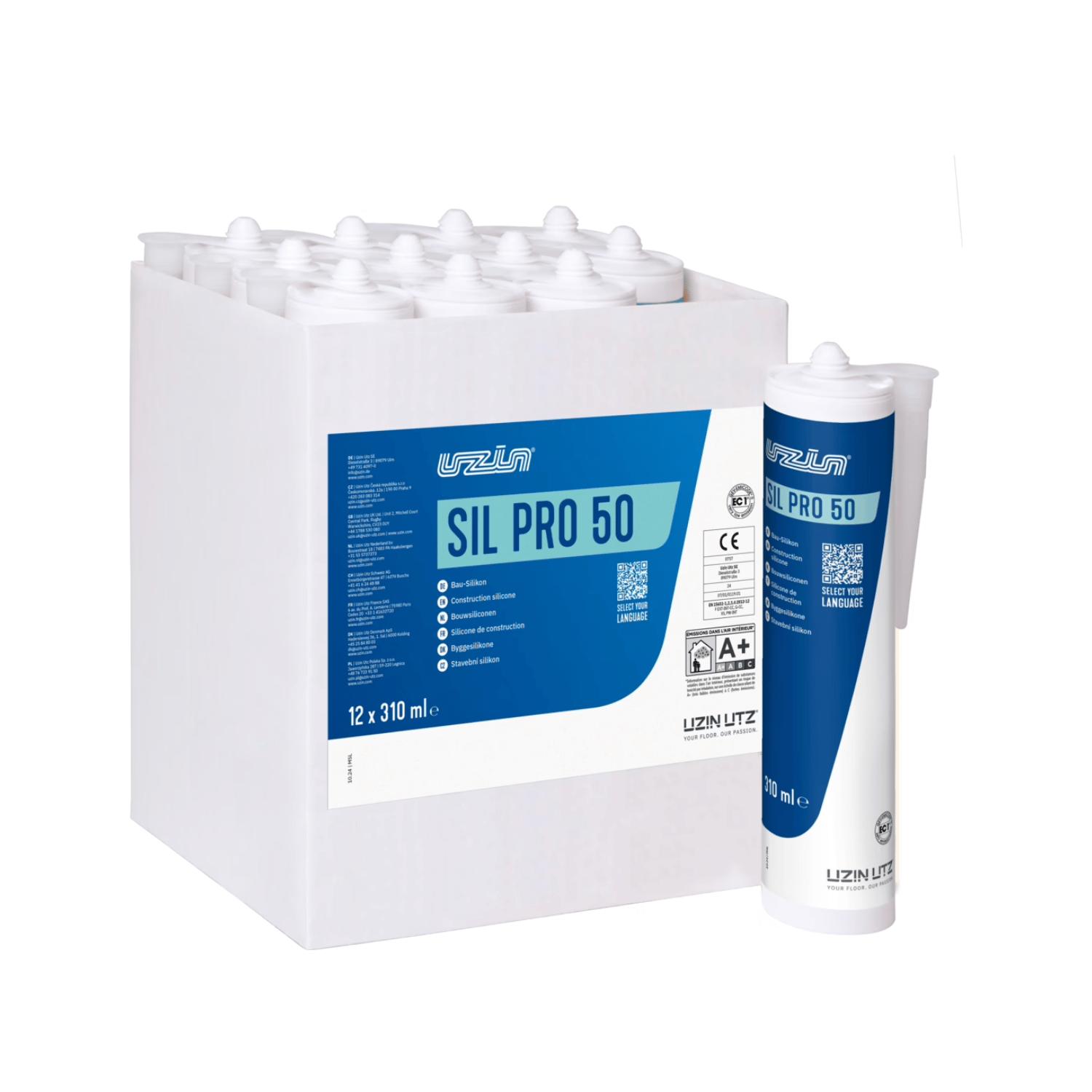 UZIN Sil Pro 50 | 310ml | Light Grey