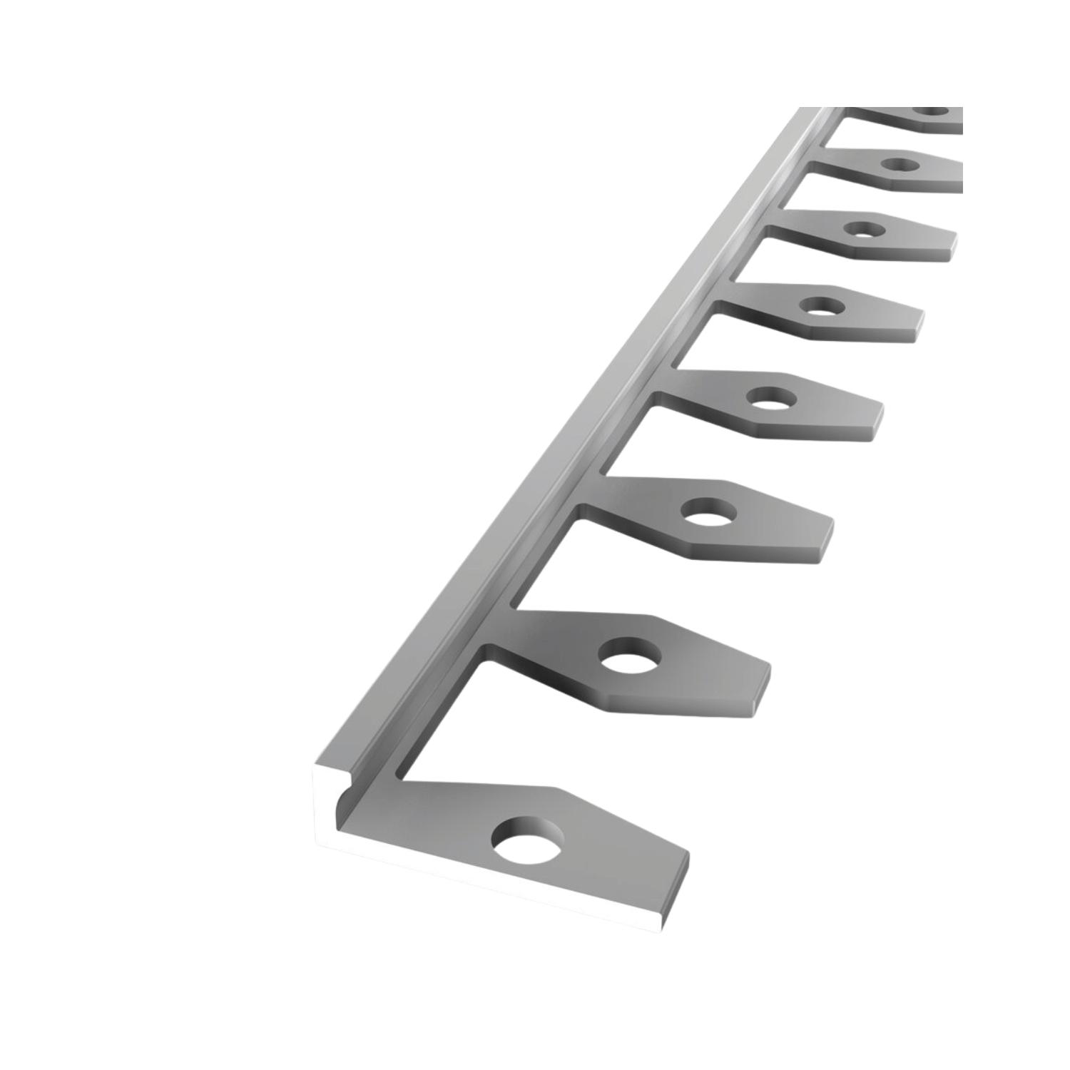 KÜBERIT 300 EB Voegprofiel F4 Zilver 250cm