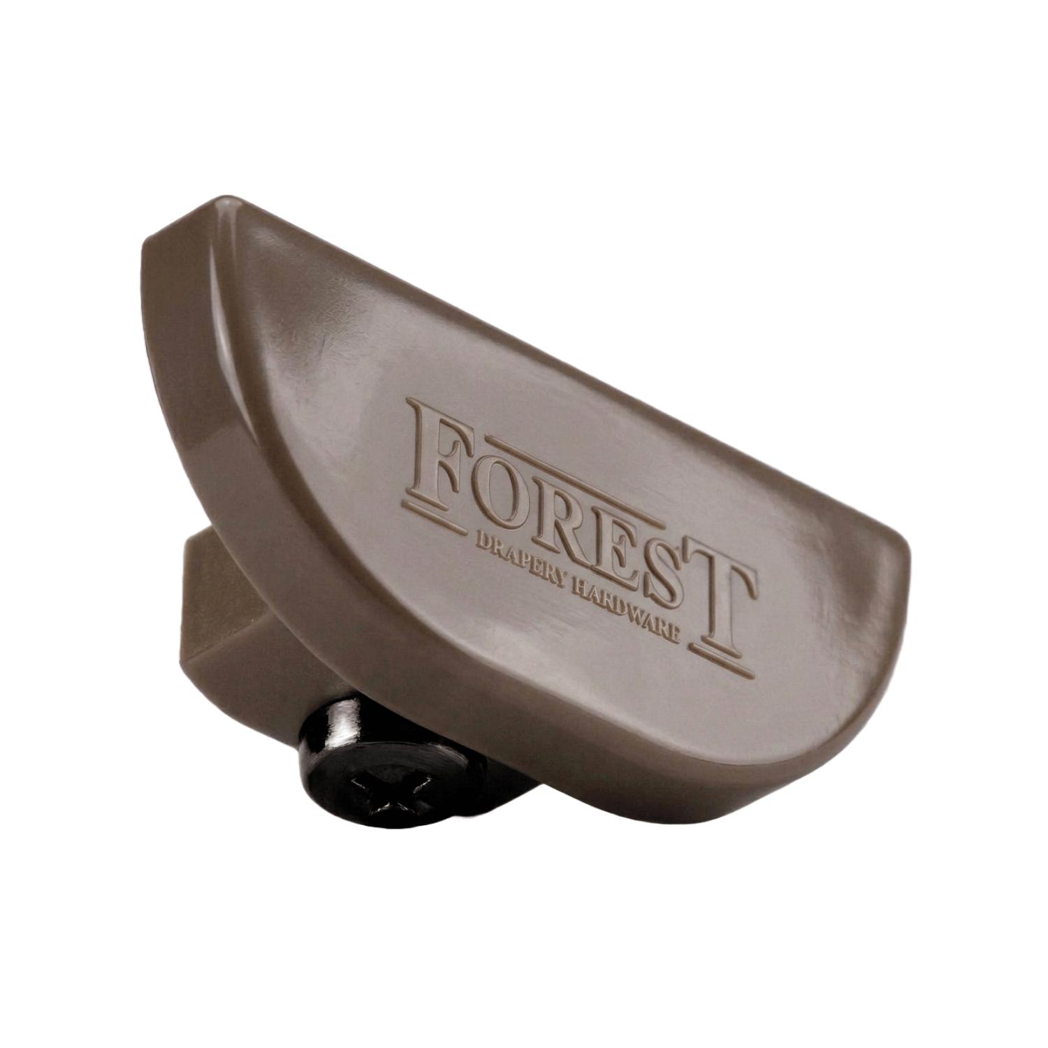 FOREST DS Eindkap + RVS Schroef kort | Taupe