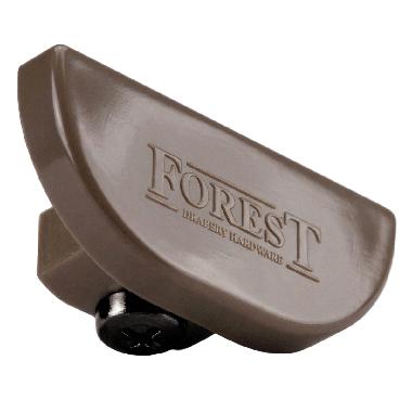 FOREST DS Eindkap + RVS Schroef kort | Taupe
