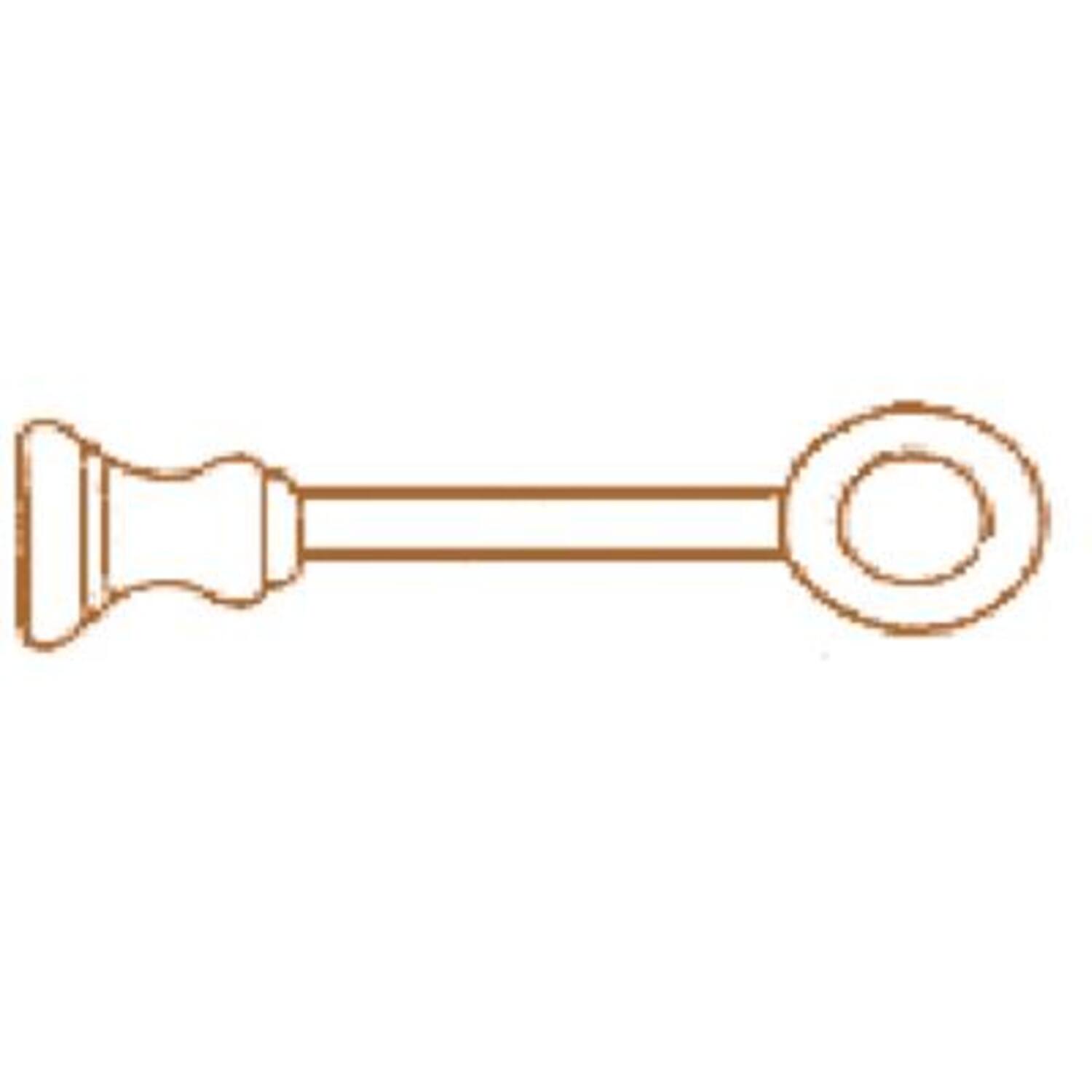 Steun wit 55 x 210mm (28mm)