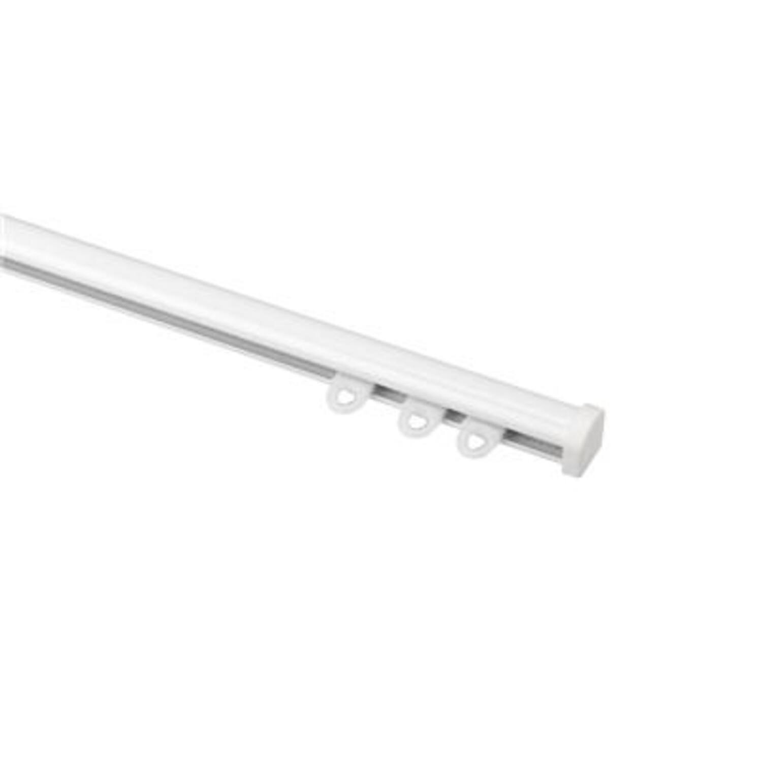 WEPRO Curva rail 440 cm wit-wandplaatsing wit