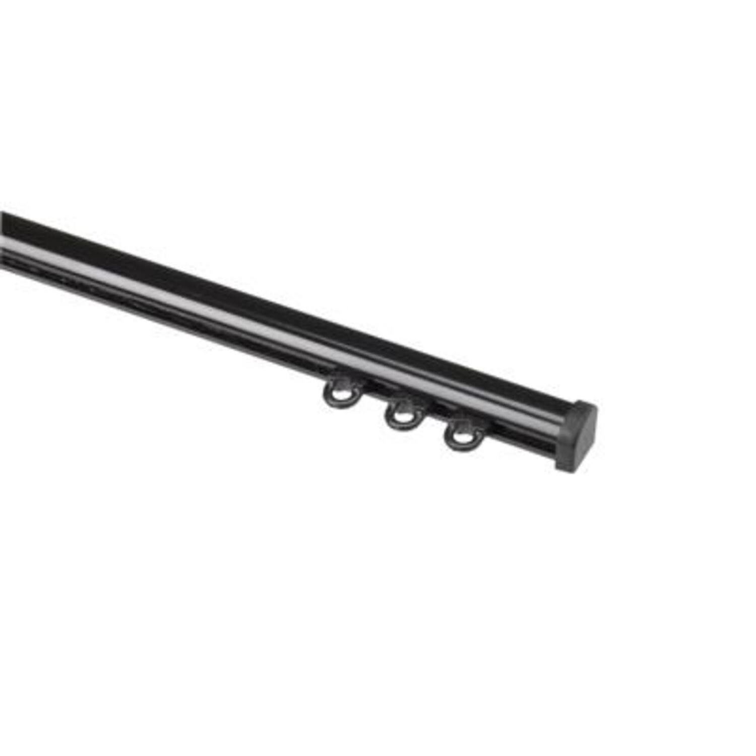 WEPRO Curva rail 600 zwart-wandplaatsing zwart