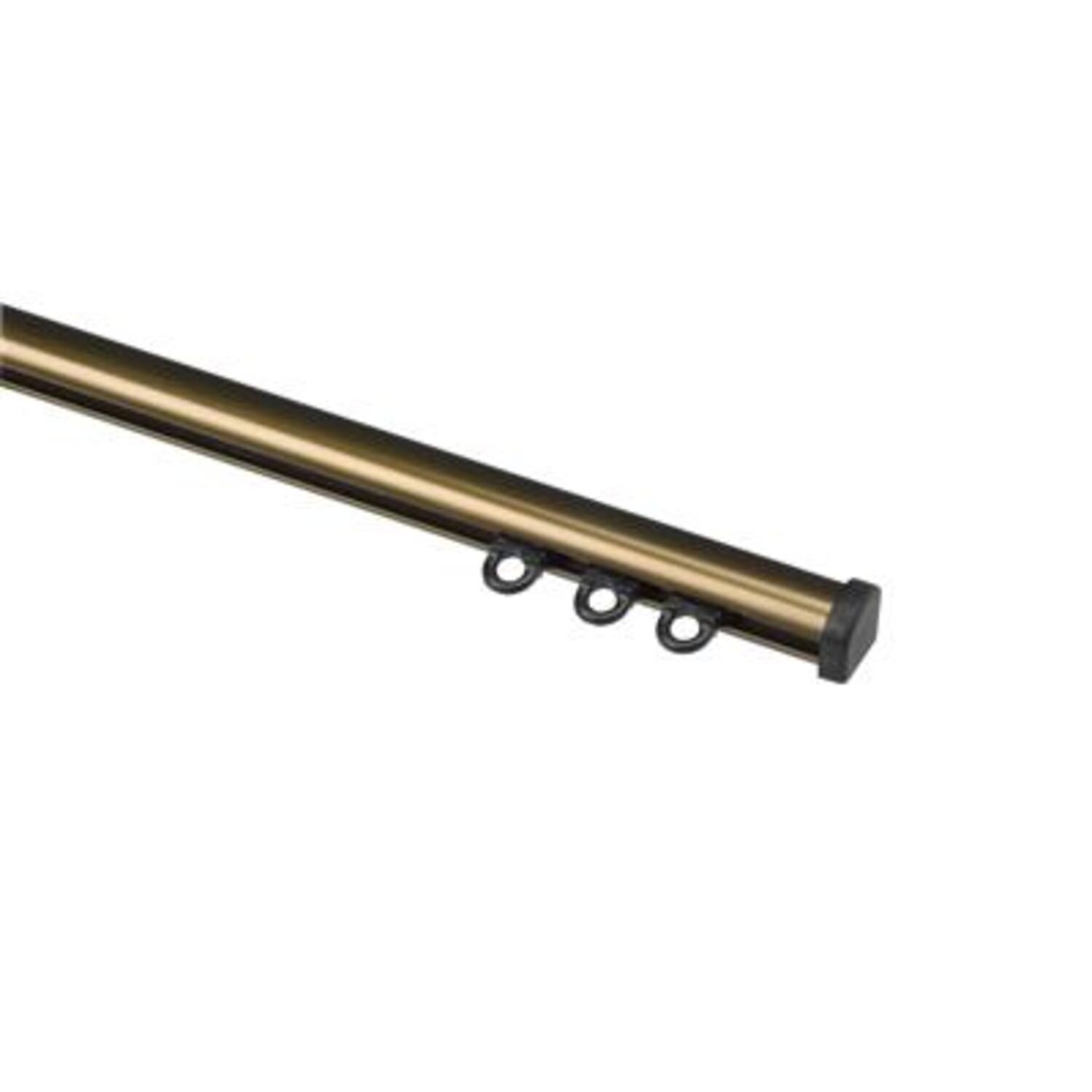 WEPRO Curva rail 240cm brons plafondpl. zwart