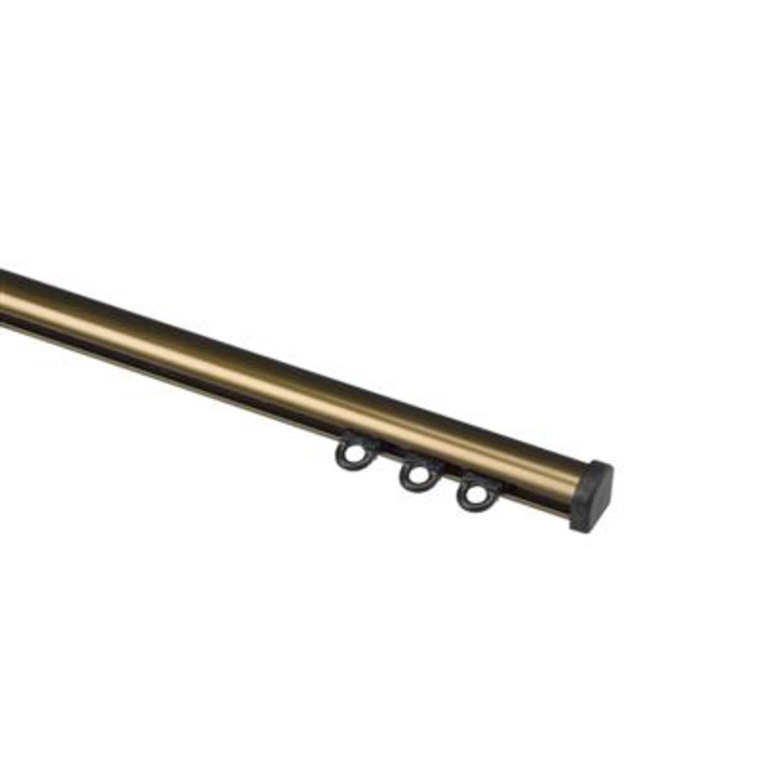 WEPRO Curva rail 120cm brons wandpl. zwart