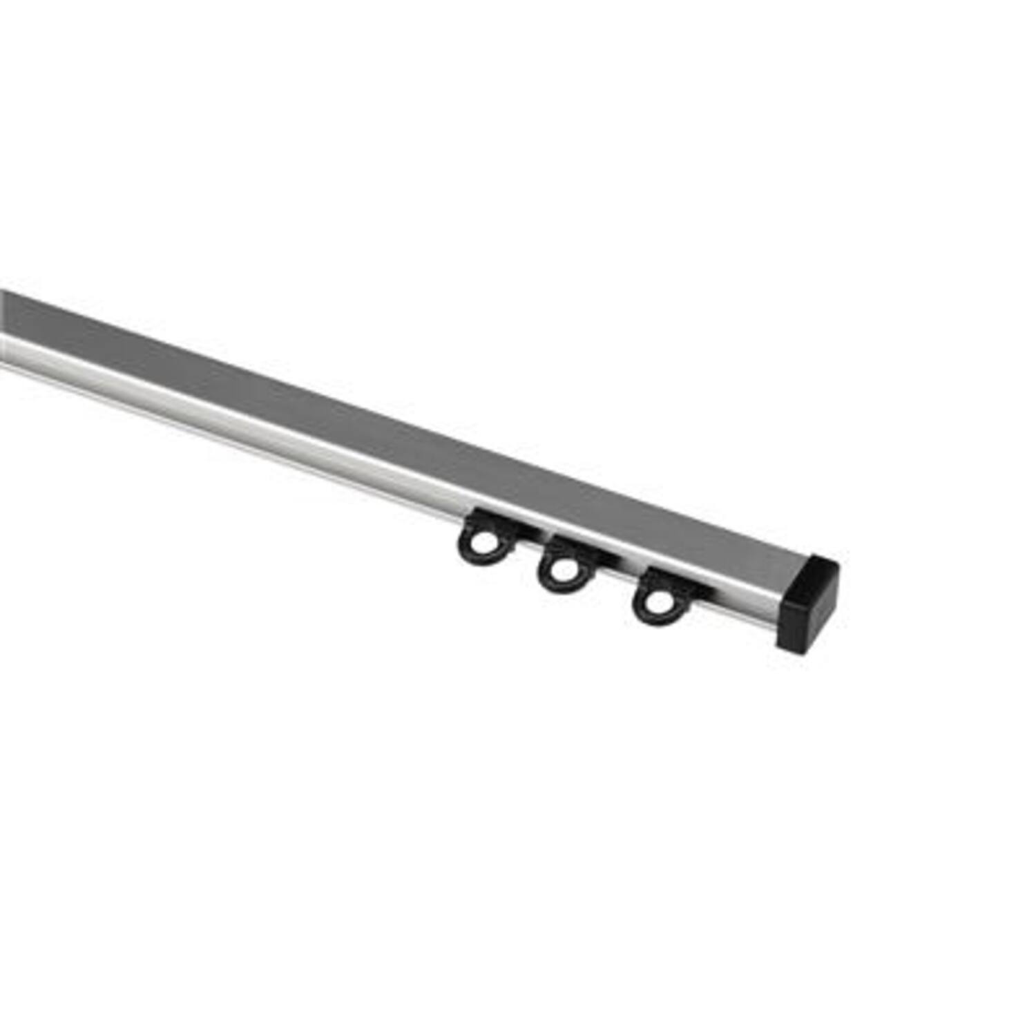 WEPRO Caro rail 160cm zilver wandplaatsing wit