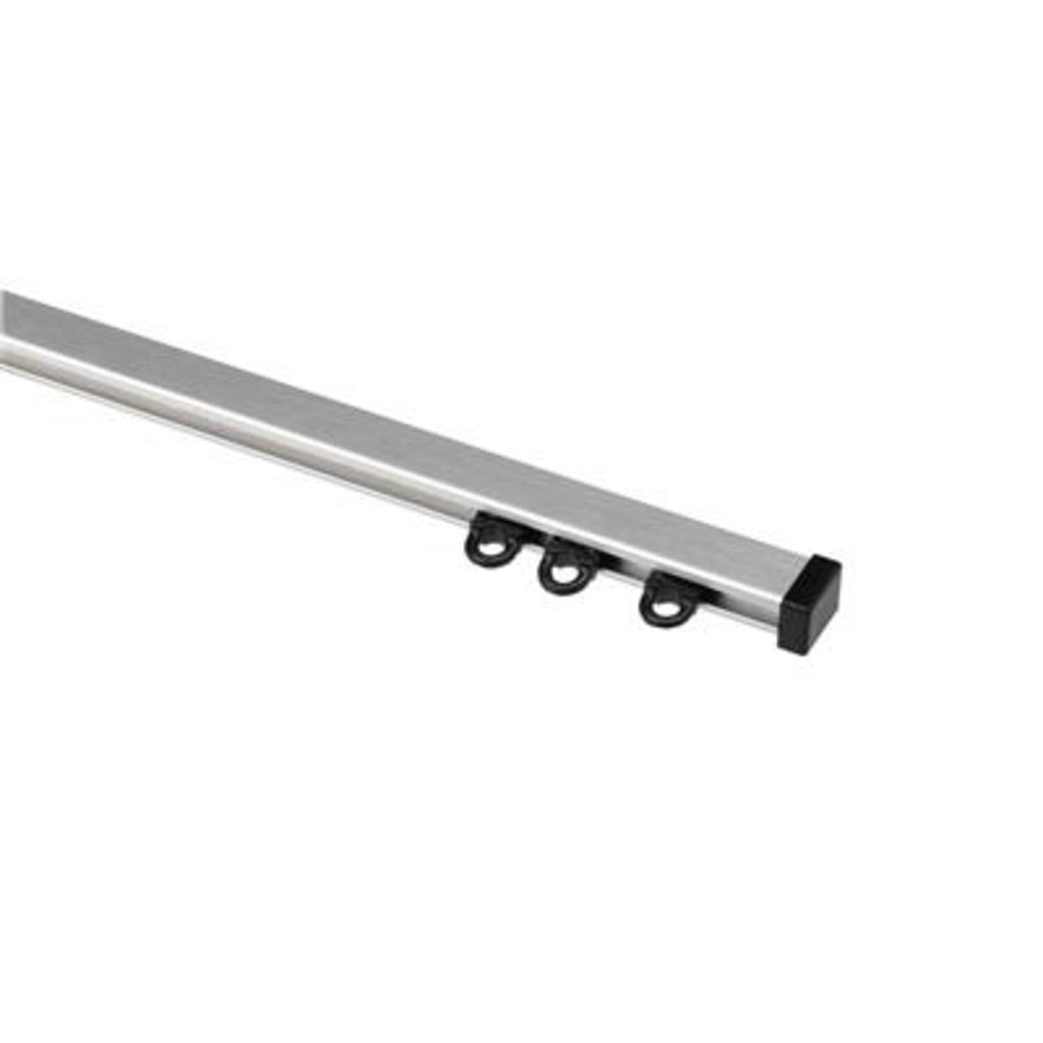 WEPRO Caro rail 600 zilver brush wandplaatsing wit