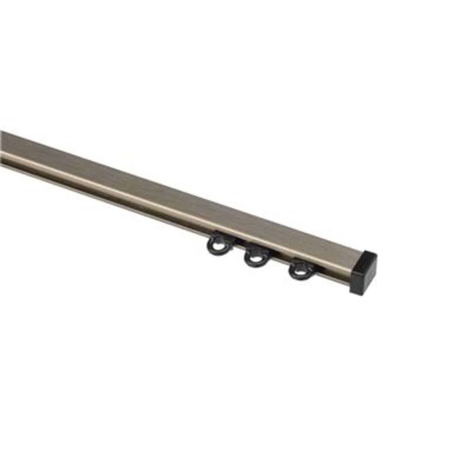 WEPRO Caro rail 240 brons brush wandpl. zwart
