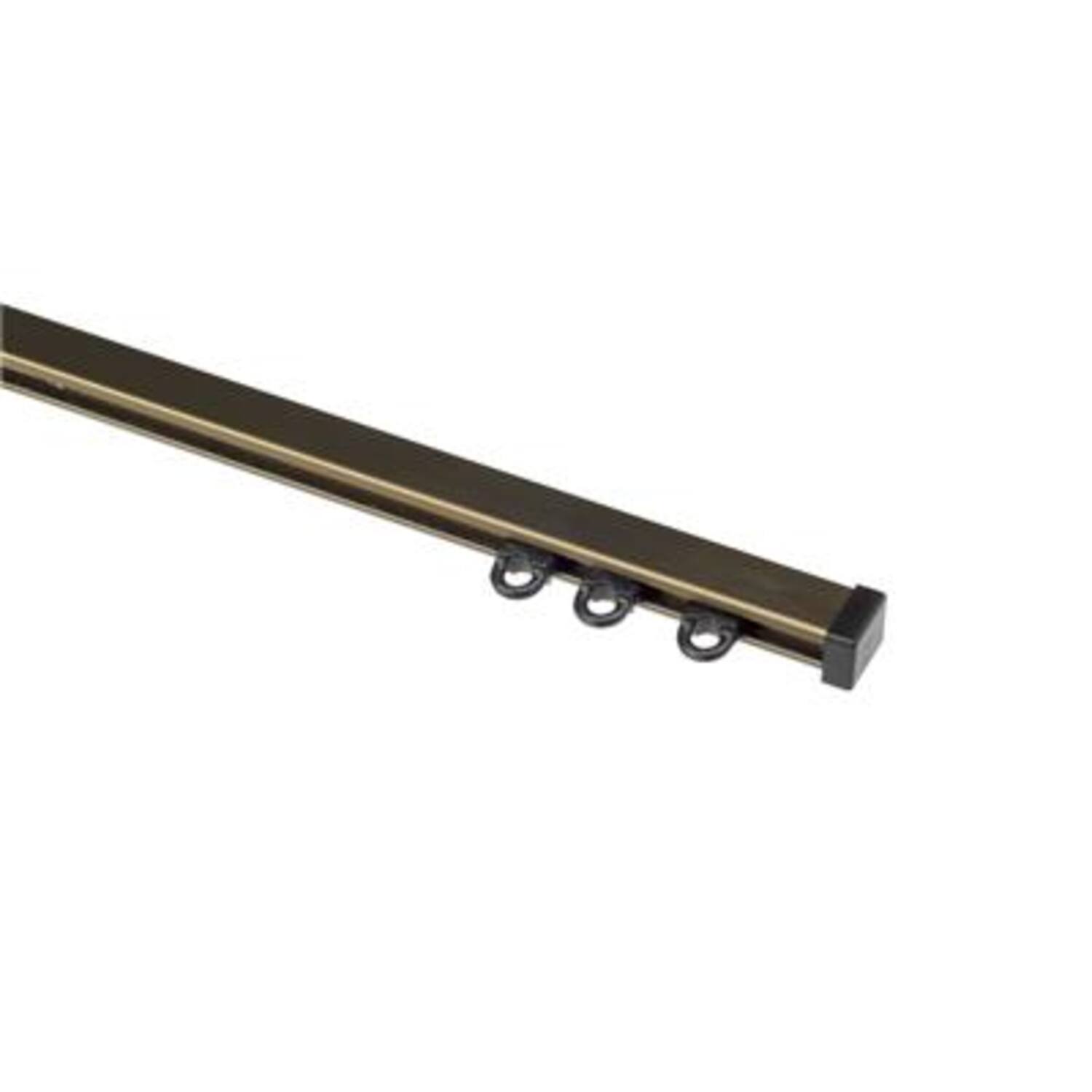 WEPRO Caro rail 560 brons wandpl. zwart