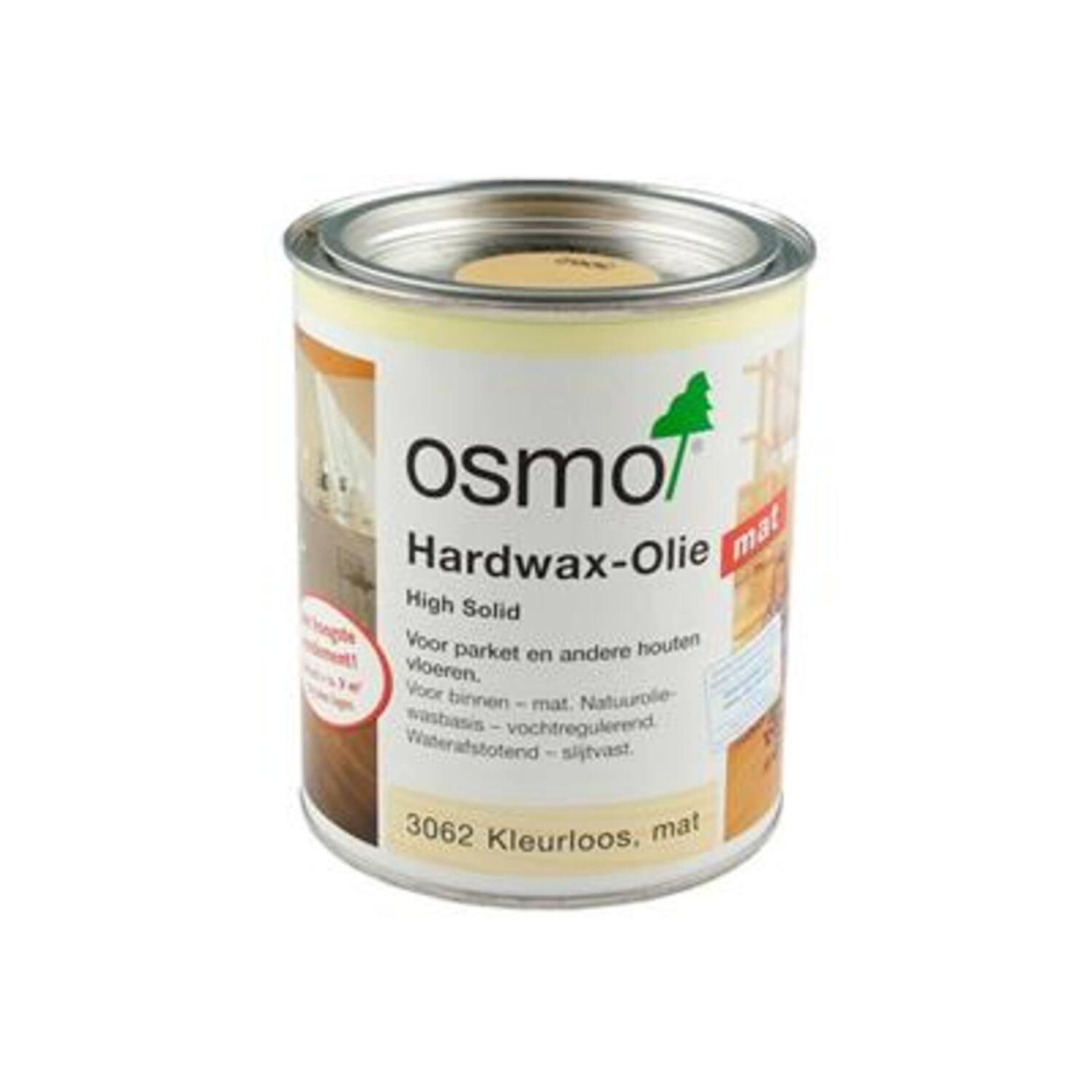 OSMO Hardwax-Olie 3062 Transparant Mat 750ml