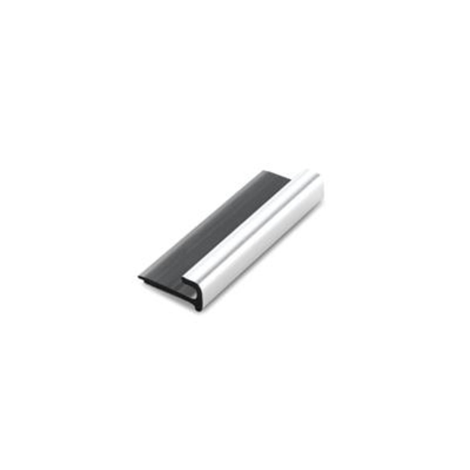 INTR. Plintprofiel 5mm aluminium, 210cm, kunststof