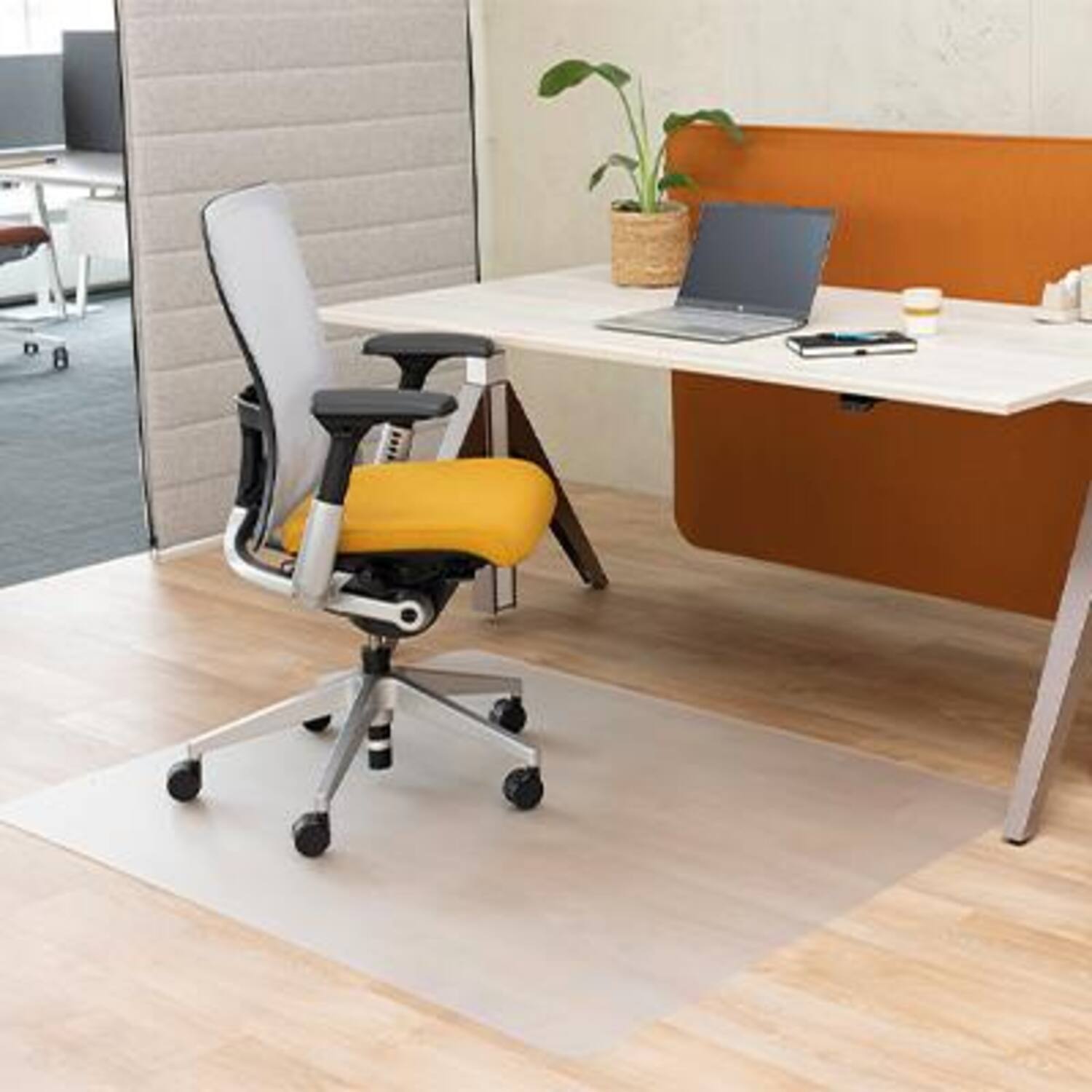 Stoelmat PET harde vloeren 74x120cm