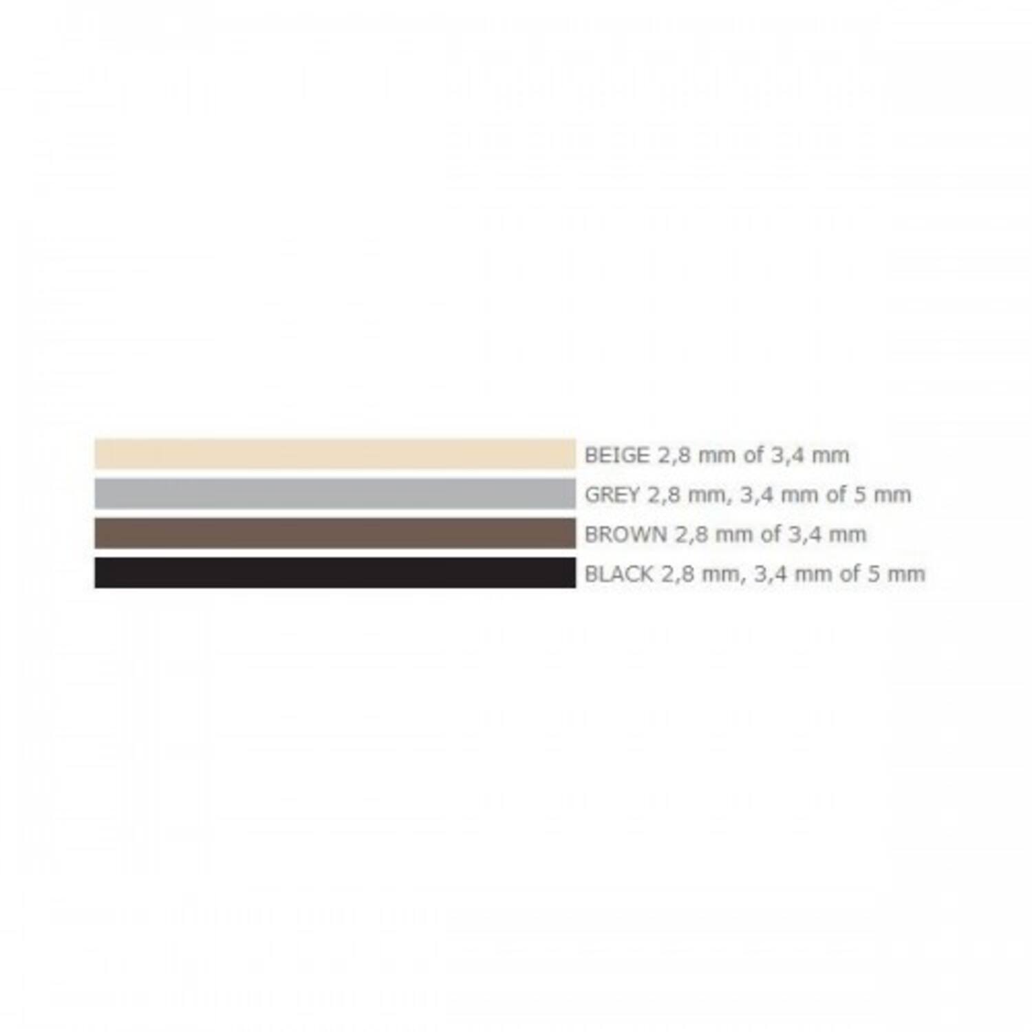 INTR. Voegstrips | 2,3x3,4mm | Beige | 91 meter*