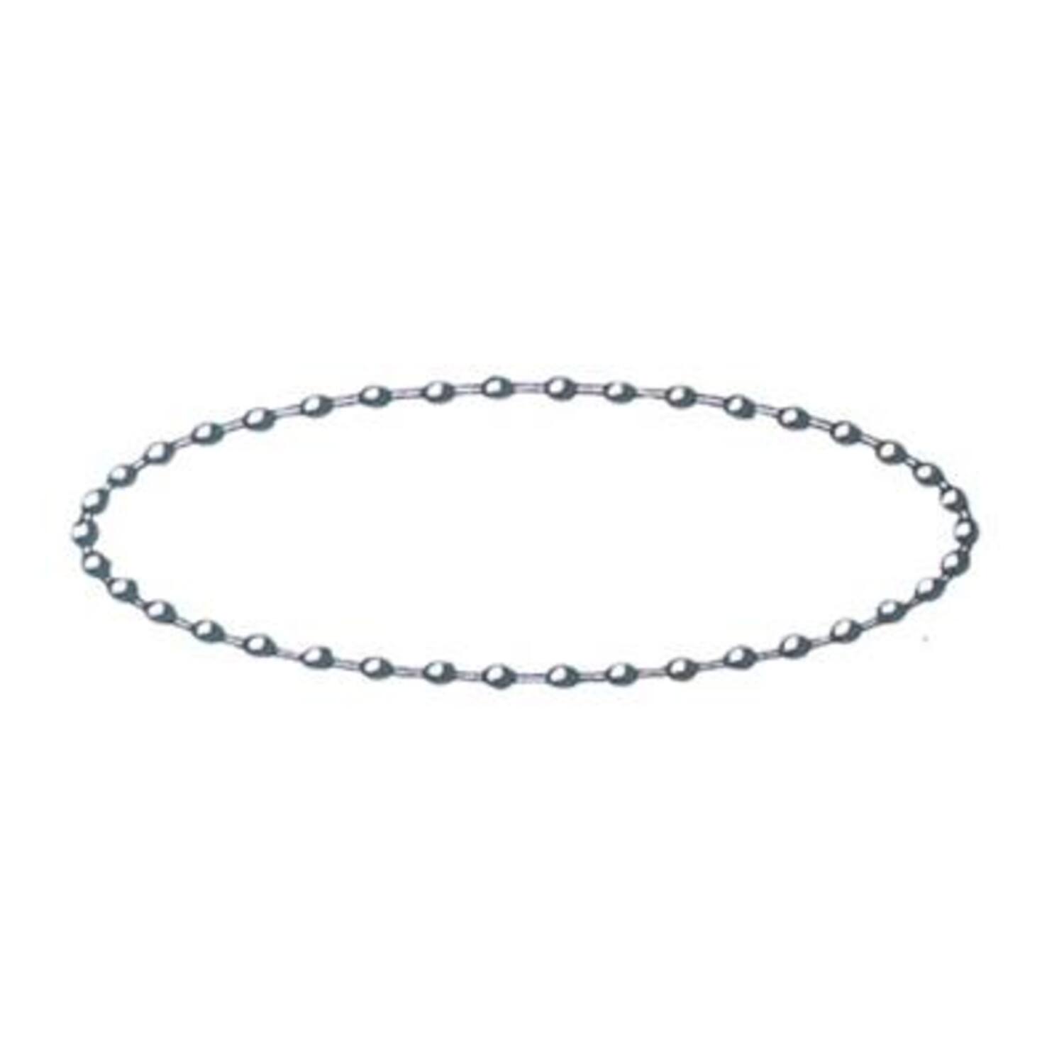 Ketting eindloos wit 150cm