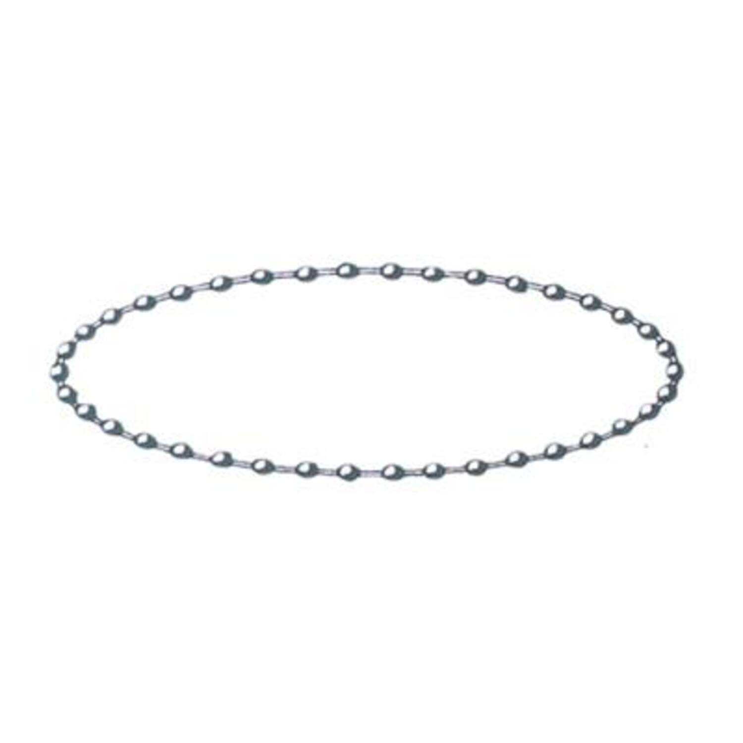 Ketting eindloos wit 225cm