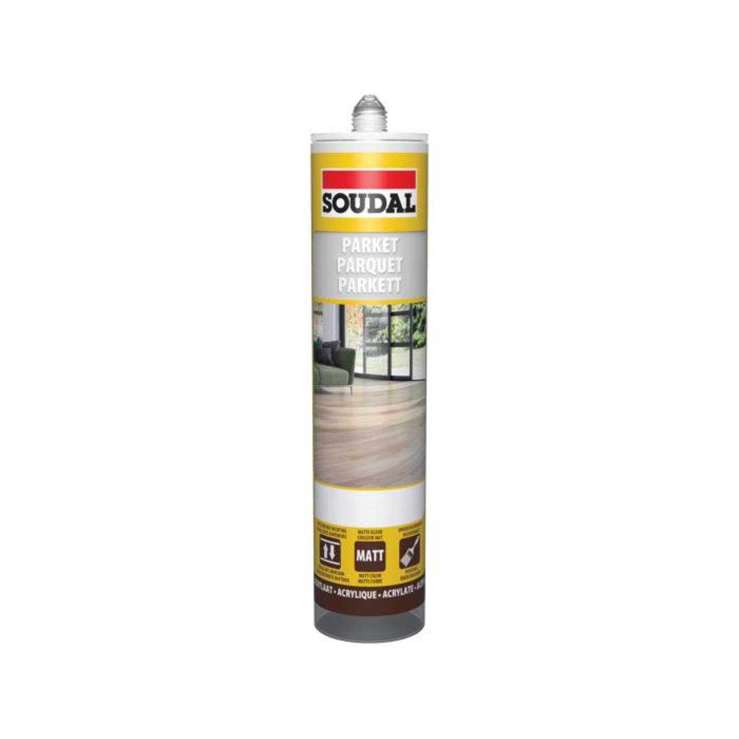 SOUDAL Parketkit 290ml Licht grijs/Gris clair