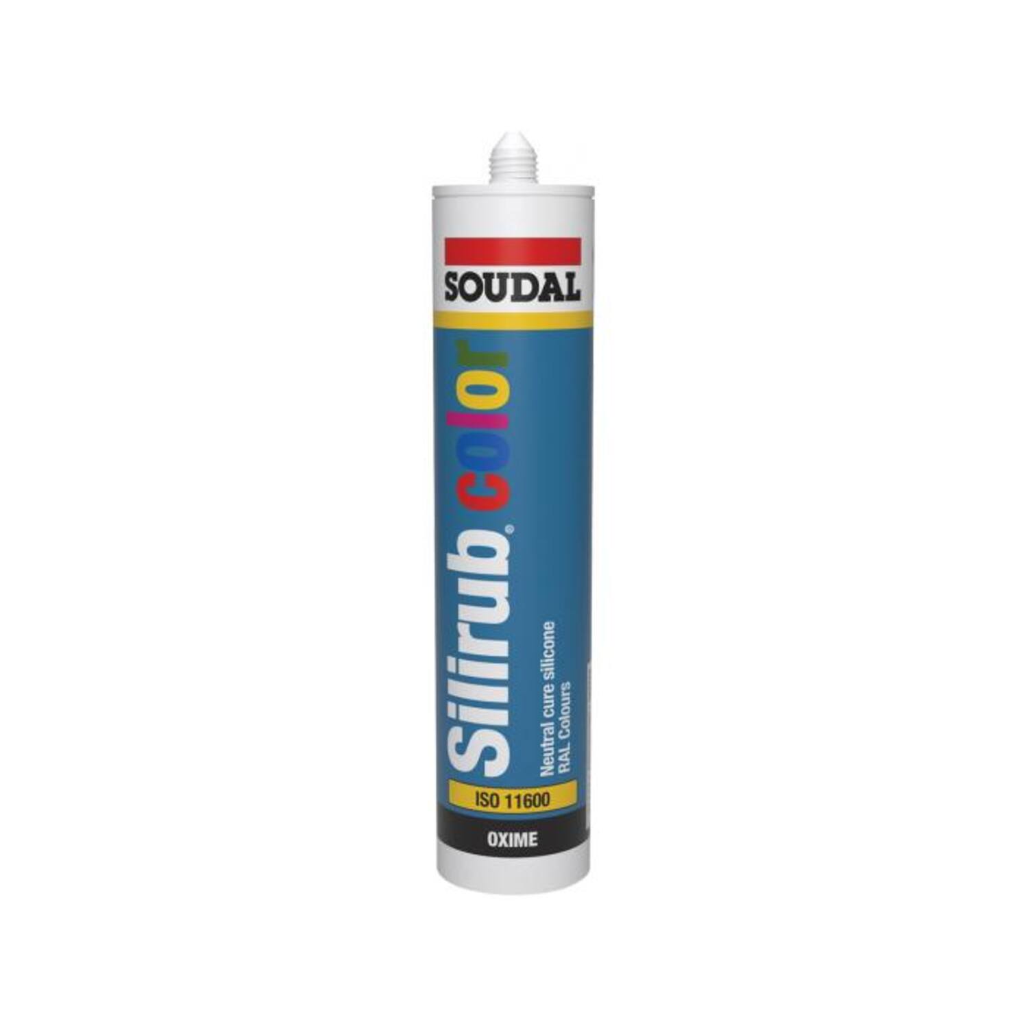 SOUDAL Silirub Color | 300ml | Staalblauw RAL5011