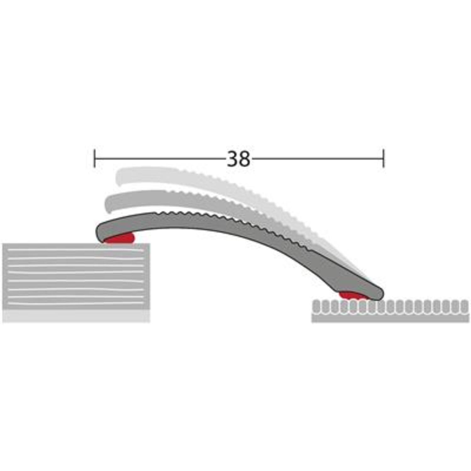 PRINZ 138 Overgangsprofiel 38mm Zilver 270cm