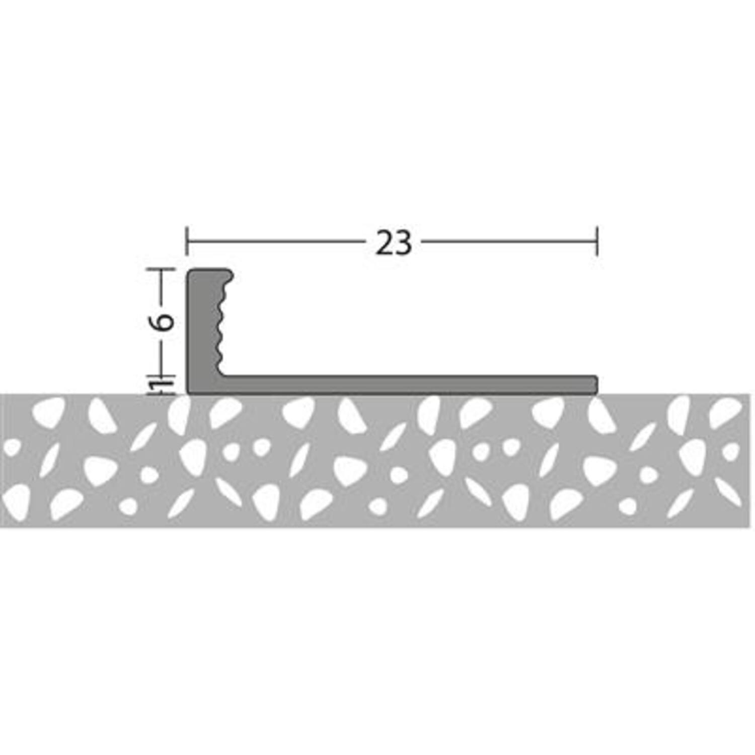 PRINZ 702 Afsluitprofiel Aluminium 250cm