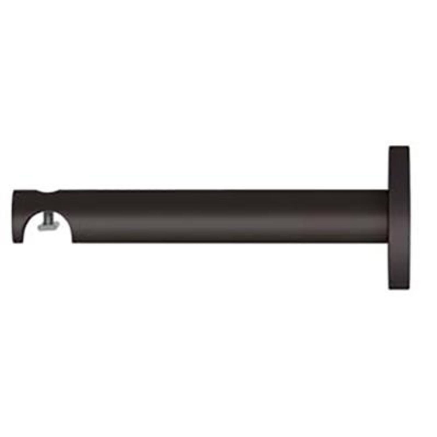 BÜSCHE Ø20mm Alux Steun enkel Zwart 120mm