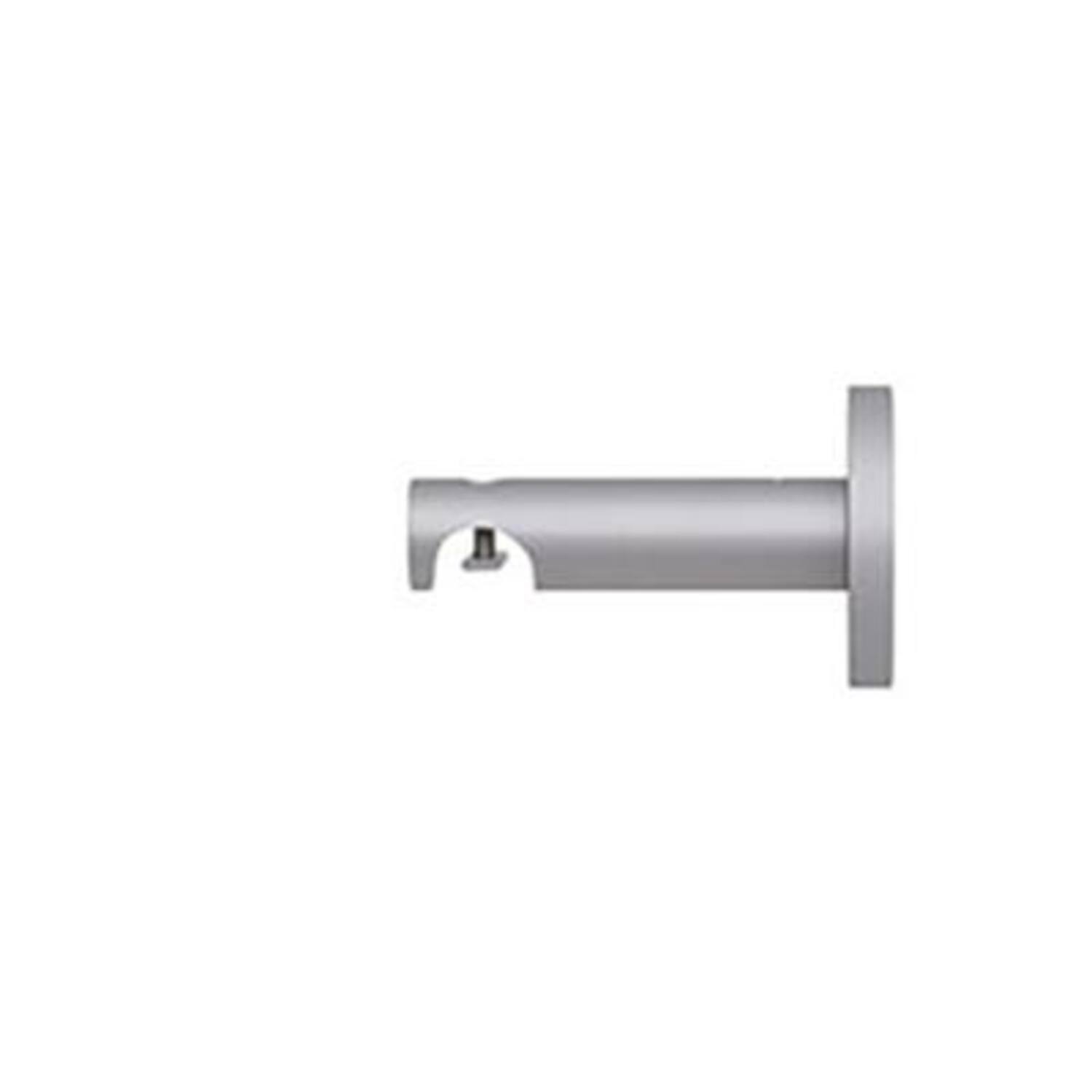WEPRO Ø24mm Wandsteun enkel Zilver+ dopje