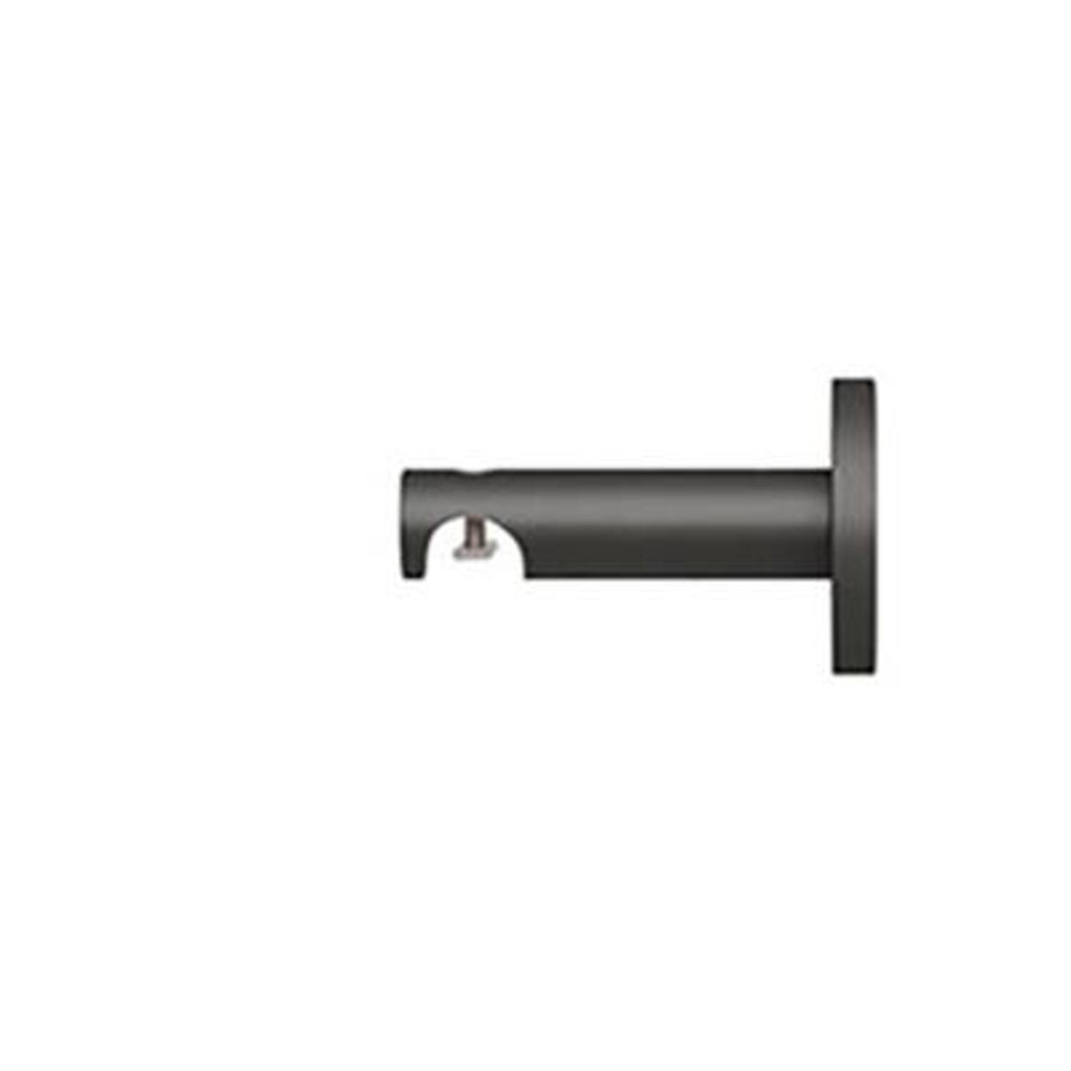 BÜSCHE Ø28mm Alux Steun enkel Zwart 80mm
