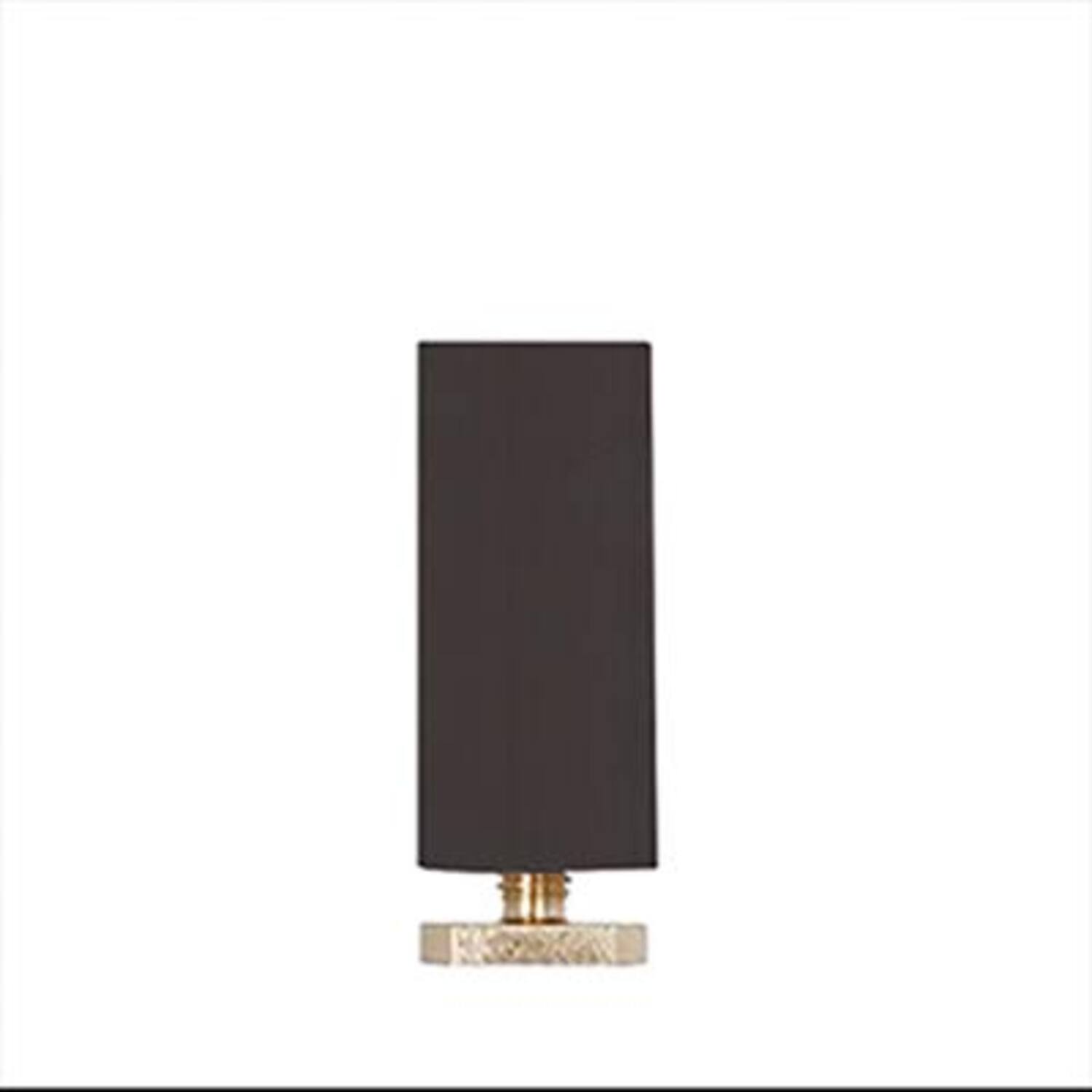 BÜSCHE 15x15mm Plafondsteun enkel Mat zwart