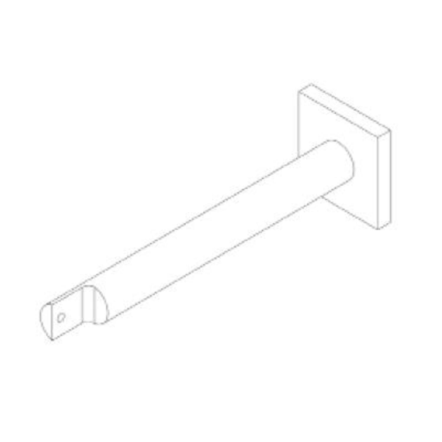 WEPRO Varius wandst enk 180mm Zwart mat Vierk